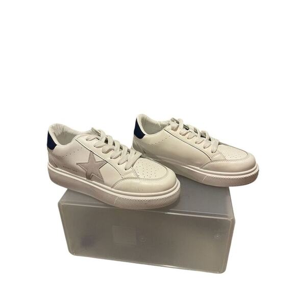 Vintage Havana Women's Star Sneakers White Lace Up Size 8.5 New w/out tags - Picture 5 of 12